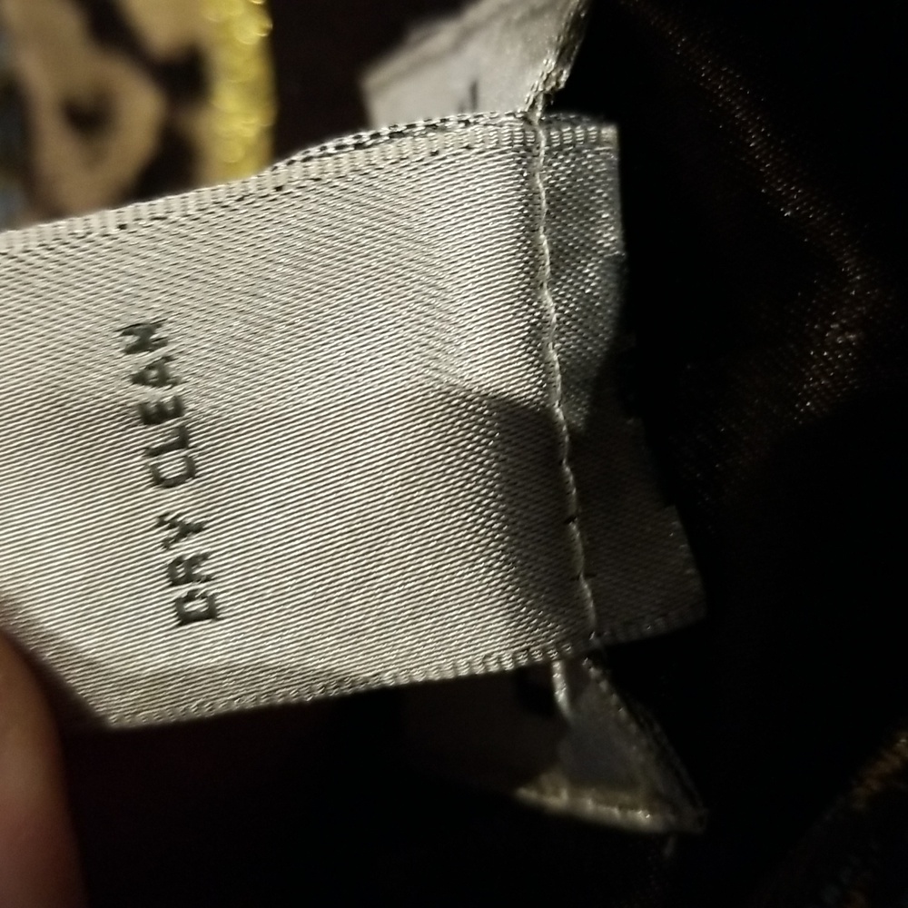 Chico's Beautiful Brown Aqua Patterned Jacket Euc… - image 6